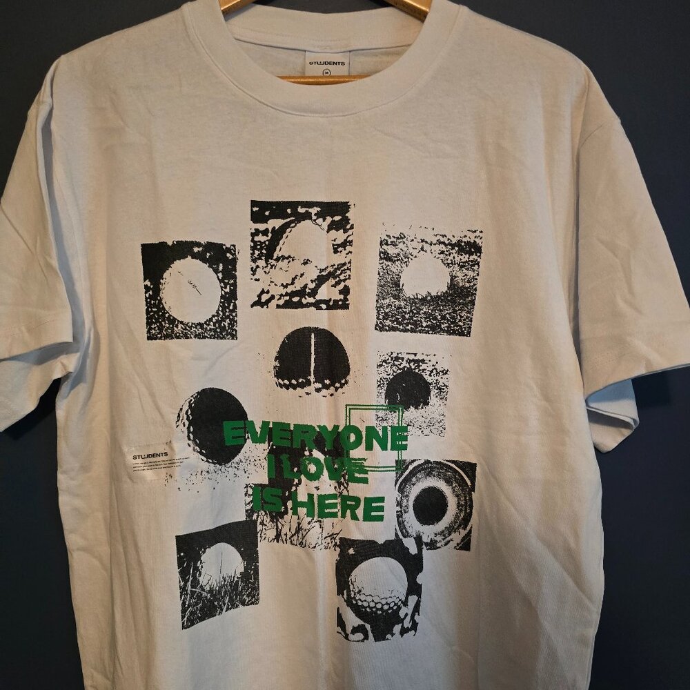 Share Students Golf “Everyone I Love Is Here” Heavyweight T Shirt Size M